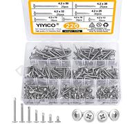 YIYICO Tornillos Autotaladrantes Tornillo Autorroscante M4.2 220Pz