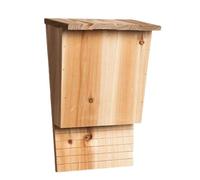 YIYILU Casas de murciélago de Madera para Exteriores, Gran Caja de murciélagos Pesada, Refugio De Madera Maciza Casa Grande para Murciélagos con Techo Soportes De Protección Natural