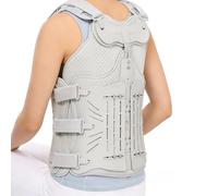 YIYIRAN Corsé ortopédico toracolumbar Fijo, Ligero, Ajustable, Corrector de Postura con airbag Inflable Integrado, Protector espinal para después de Fractura Lumbar, para cifosis y osteoporosis