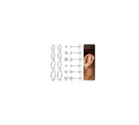 YiYunTE 10 Pares Pendientes Cartilago Oreja Mujer Hombre Plata Pendientes Hipoalergenicos Niñas Huggie Hoop Pendientes Aros Tragus Piercing Pequeños Pendientes Circonio Cúbico Ronda Pendientes