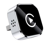 YiYunTE 2 en 1 Adaptador Carplay Inalámbrico, Mini USB Car Play Adaptadors con Tipo C, Plug & Play Adaptadors CarPlay Convierte con Cable a inalámbrico, Wireless CarPlay Adapters para Coches