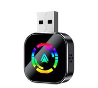 YiYunTE 2 en 1 Adaptador Inalámbrico CarPlay y Carplay Adaptador, Mini USB Car Play Adaptadors Convierte Cable a Inalámbrico, Bluetooth Plug & Play Wireless Dongle carplay Adapter