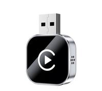 YiYunTE 2 en 1 Adaptador Inalámbrico CarPlay y Carplay Adaptador, Mini USB Car Play Adaptadors Convierte Cable a Inalámbrico, Bluetooth Plug & Play Wireless Dongle carplay Adapter