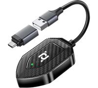 YiYunTE Adaptador Carplay Inalambrico, 2 en 1 Adaptador Inalámbrico CarPlay, Dongle Bluetooth Plug & Play Wireless Carplay Adapter para Convierte Car Play Cable a Inalámbrico