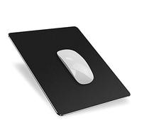 YiYunTE Alfombrilla de Ratón Aluminio Gaming PC Alfombrilla para Ratón Metalica Mouse Pad con Base PU Goma Impermeable Cojín de Ratón Lavable Antideslizante Mousepad para Ordenador Portátil Oficina