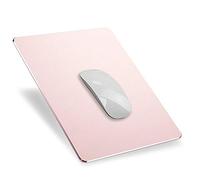 YiYunTE Alfombrilla de Ratón Aluminio Gaming PC Alfombrilla para Ratón Metalica Mouse Pad con Base PU Goma Impermeable Cojín de Ratón Lavable Antideslizante Mousepad para Ordenador Portátil Oficina