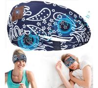 YiYunTE Auriculares para Dormir, Casco Diadema Dormir con Cancelación Ruido/Estéreo Altavoces, Bluetooth Cinta Band Auriculares Regalo Original para Hombre Mujer, Sleep Headphone para Deportes Viajes