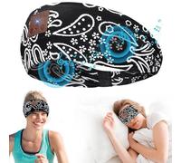YiYunTE Auriculares para Dormir, Casco Diadema Dormir con Cancelación Ruido/Estéreo Altavoces, Bluetooth Cinta Band Auriculares Regalo Original para Hombre Mujer, Sleep Headphone para Deportes Viajes