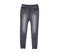 YIzdegg Pantalones vaqueros ajustados para mujer, leggings de cintura alta, pantalones vaqueros de un solo color, ajustados, elegantes, ajustados, clásicos, suaves, cómodos, elásticos, para