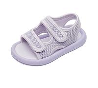 YIzdegg Sandalias para niños y niñas, sandalias de verano para aprender a andar, zapatos para niños pequeños, con hebilla ajustable, sandalias cómodas para niños, transpirables, zapatos de playa