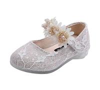 YIzdegg Zapatos de princesa para niña - Mary Jane Zapatos de ballet con hebilla ajustable Puntera redonda Zapatos de vestir Zapatos de ballet elegantes zapatos individuales ligeros antideslizantes