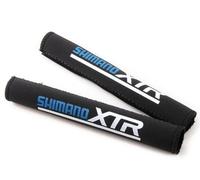 Yizhet 2Pcs Manguito Protector Cadena para Vaina Inferior de Bicicleta, Neopreno(Negro)