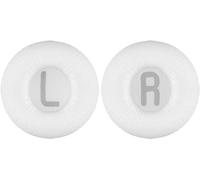 Yizhet Almohadilla Auriculares Compatible con JBL Tune 510BT 500BT 450BT 520BT JR300BT 310BT T510BT T500BT T450BT T520BT Almohadillas Cascos de Repuesto en Cuero Proteico y Espuma, Blanco