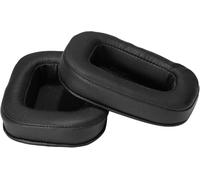 Yizhet Almohadilla Auriculares Compatible con Logitech G933 G633 G935 G635 | para G35 G930 G933S G633S G533 G433 G432 G431 G430 G332 G233 G231 G230 Almohadillas Cascos de Repuesto, Cuero Proteico, Negro