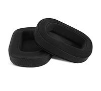 Yizhet Almohadilla Auriculares Compatible con Logitech G933 G633 G935 G635 | para G35 G930 G933S G633S G533 G433 G432 G431 G430 G332 G233 G231 G230 Almohadillas Cascos de Repuesto, Tela de Malla, Negro