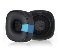 Yizhet Almohadilla Auriculares Compatible con Marshall Major IV III & Major 4 3 Almohadillas Cascos de Repuesto en Espuma de Memoria y Cuero Proteico, 1 Par, Negro