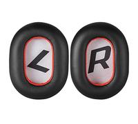 Yizhet Almohadilla Auriculares Compatible con Plantronics BackBeat Pro 2 Bluetooth Cascos Almohadillas de Repuesto en Espuma y PU (1 Par, Negro)