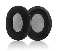 Yizhet Almohadillas Auriculares Compatible con Kingston HyperX Cloud II | para Kingston HyperX Cloud 2, Almohadillas Cascos de Repuesto en Espuma Viscoelástica & Terciopelo, 1 Par, Negro