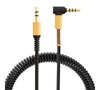 Yizhet Cable de Audio Auriculares de Repuesto Compatible con Marshall Major I Major II Major III Monitor Jack 3,5mm Cable de Aux para Marshall con Micrófono y Remotetalk para Carro Teléfono PC