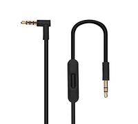 Yizhet Cable de Audio Compatible con Beats Solo 3 Solo HD Studio Beats by Dr. Dre Pro Mixr Detox Jack 3,5mm Cable Aux Auriculares Repuesto con Micrófono y Control de Volumen (1,4M)