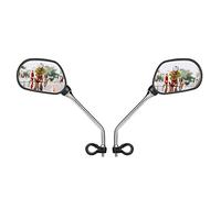 Yizhet Espejos Retrovisor de Bicicleta, 1 Par 360° Adjustable Espejos Bicicleta para Manillar 22,2 mm/0,87", Espejo Convexo para Bicicleta de Montaña Carretera, Electrico Patinete, Sillas de Ruedas