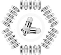 Yizhet Luces para Globos Led, 30 Piezas Mini LED Luces para Farolillos de Papel, Luz Miniatura Impermeable para Boda, Cumpleaños, Exterior & Interior (Blanca Frío)