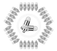 Yizhet Luces para Globos Led, 30 Piezas Mini LED Luces para Farolillos de Papel, Luz Miniatura Impermeable para Boda, Cumpleaños, Fiesta Exterior Interior (Blanca Cálida)