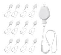 Yizhet Luces para Linternas de Papel, 12 x Luz para Globos Blanca Cálida con Cuerda para Colgar, a Pilas Reemplazable, Impermeable para Farolillos de Papel Boda, Cumpleaños, Fiesta