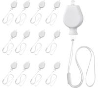 Yizhet Luces para Linternas de Papel, 12 x Luz para Globos de 6 Colores con Cuerda para Colgar, a Pilas Reemplazable, Impermeable para Farolillos de Papel Boda, Cumpleaños, Fiesta