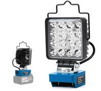 Yizhet Luz de Trabajo Portátil compatible con Makita Baterías 18V