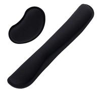Yizhet Reposamuñecas para Teclado y Ratón, Cojín de Muñeca Apoyo Ergonómica para Teclado, Almohadilla Reposamuñecas de Espuma Memoria Antideslizante, Reposa Muñecas para Juegos, Oficina, Ordenador