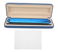 Yizisecce 28 Hole Polyphonic Armónica, C Key Mouth Organ, para principiantes y profesionales, soporte de múltiples puntos, estructura firme, experiencia de juego suave, diseño