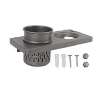 YIZISECCE Bloque de Cabello Soltoreador Organizador de Aluminio montado en la Pared Baño de aleación de Aluminio Interior