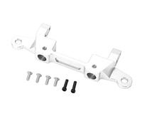 YizisEcce CNC Aluminio Aleoy Montre soporte para scx6 axial, para vehículo RC, soporte de parachoques trasero, escala 1/6, refuerzo duradero, instalación fácil, protección mejorada (Plata)
