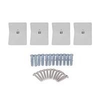 YIZISECCE Estantería Flotante Invisible montada en la Pared, Aula de la Biblioteca de la Oficina en el hogar, Set de 4pcs, Servicio Pesado, diseño de Ahorro de Espacio,