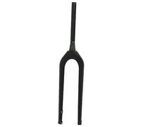 YIZISECCE Horquilla delantera para bicicleta de fibra de carbono, rebote ajustable, diseño en forma de U, horquilla ligera para varios terrenos