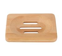 YIZISECCE Jabonera de Madera Natural, para encimera de baño, jabonera de Pared con Agujeros de Drenaje, Elegante Accesorio de decoración del hogar