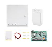 YIZISECCE Panel de control del de seguridad profesional, 3 botones de emergencia, 12 formatos de comunicación de alta velocidad, 48 códigos de usuario, salida programable, para