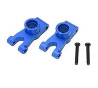 YizisEcce para 1/10 RC CAR RETRO CUBO, para granito, portador de eje de aleación de aluminio, alta dureza, menos vibración, diseño realista, 2 piezas (Azul)