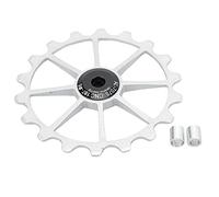 YIZISECCE para bicicleta de montaña, para MEIJUN, rueda de polea de aleación de aluminio 18T, rueda de polea trasera con rodamiento de cerámica, rueda guía de alto rendimiento,