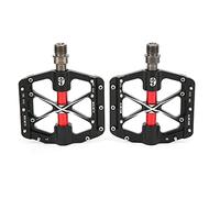 YIZISECCE para bicicleta de montaña, pedal de ciclismo de alto volumen de búsqueda, aleación de aluminio CNC de 3 rodamientos, para la marca WAKE, accesorios de bicicleta (Negro)