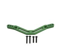 YizisEcce para Granite 1/10 RC CAR, soporte de amortiguadores traseros de metal, placa de amortiguadores traseros, piezas de actualización de servicio pesado, aleación de (Verde)