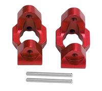 YizisEcce para Traxxas Latrax Teton, portador de aluminio C de aluminio C, parte de reemplazo duradera, para modelos de automóviles RC 1/18, paquete de 2, instalación fácil, (Rojo)