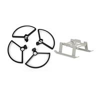 YIZISECCE Propeller Protection Ring, For DJI Mini, Extended Height Stand, Enhanced Safety, Stable Landing, Lightweight Design, Easy Installation, Durable Material, Improved F (Negro)