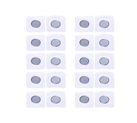 YIZITU 10 Sets Invisible Se Cose Oculto Magnet Snap Magnet Spell para Ropa De Bolsas Silosa Tassels Bucle Bucle China Joyería De Nudos Que Hacen Recuerdo Craft Accessory Cosering Eyes Metal Eyes