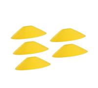 YIZITU 5 conos deportivos reutilizables brillantes con textura de polietileno para práctica de fútbol, baloncesto, entrenamiento de fútbol y fitness, conos de entrenamiento de fútbol