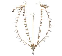 YIZITU Accesorios Para Cabello De Boda Antiguos Conjunto Artesanías Sin Terminar Con Componente Resina Plástica Ligero Cómodo Novia Divinidad Accesorios Cabello Boda