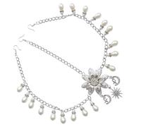 YIZITU Accesorios Para Cabello De Boda Antiguos Conjunto Artesanías Sin Terminar Con Componente Resina Plástica Ligero Cómodo Novia Divinidad Accesorios Cabello Boda