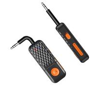YIZITU Adaptador De Sonido Portátil con Micrófono Conector De Sonido para Transmisor Inalámbrico De Latencia para Transmisión De Música Transceptor Compatible con