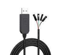 YIZITU Adaptadores USB convertidores de cable RXD TXD GND señales GND 4 pines hembra para adaptadores de desarrollo de sistemas integrados